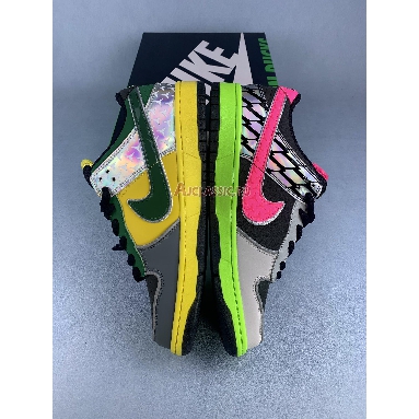 Nike Dunk Low What the Duck Home University of Oregon PE HV1454-001-2 Black/Apple Green/Vivid Pink/Volt Mens Womens Shoes