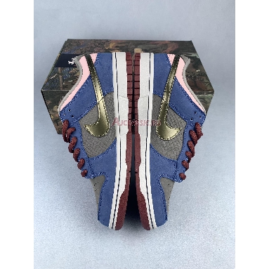 Black Myth Wukong x Nike Dunk Low Blue Grey DV2433-109 Blue/Grey/Gold/Burgundy/Pink Replicas Shoes