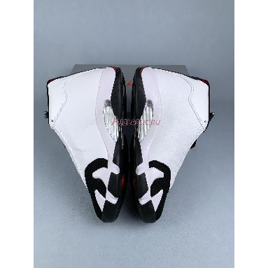 Air Jordan 14 Black Toe 487471-160 White/Black-Varsity Red-Metallic Silver Replicas Shoes