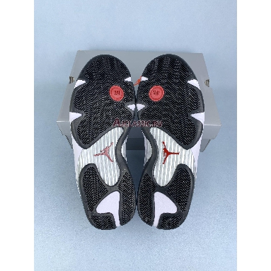 Air Jordan 14 Black Toe 487471-160 White/Black-Varsity Red-Metallic Silver Replicas Shoes