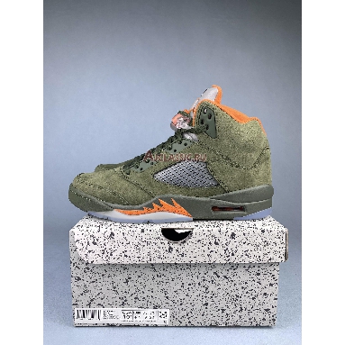 Air Jordan 5 Retro Olive 2024 DD0587-308 Army Olive/Solar Orange Replicas Shoes