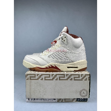 Air Jordan 5 Retro El Grito - Sail HF8833-100 Sail/Coconut Milk-Pine Green-Dark Pony Replicas Shoes