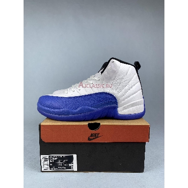 Air Jordan 12 Retro Blueberry CT8013-140 White/Black/Game Royal Replicas Shoes