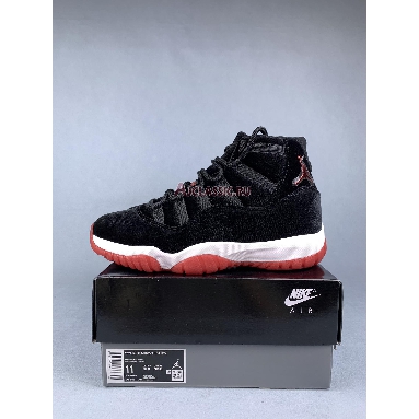 Air Jordan 11 Retro Bred Velvet DB5457-061 Black/Gym Red/White Replicas Shoes