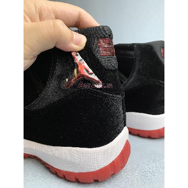 Air Jordan 11 Retro Bred Velvet DB5457-061 Black/Gym Red/White Mens Womens Shoes