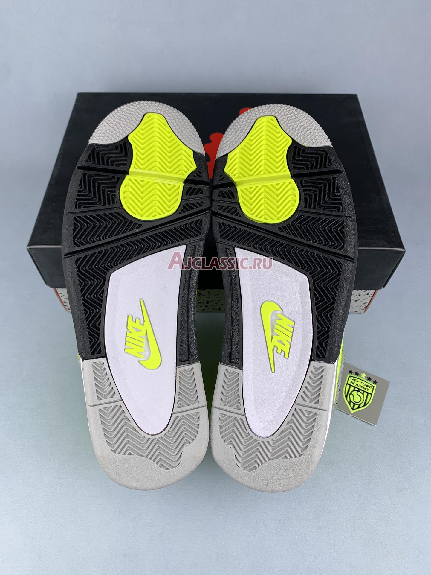 New Tagz x Air Jordan 4 Retro "Plush Fluorescent Yellow" DV6773-700 Shoes