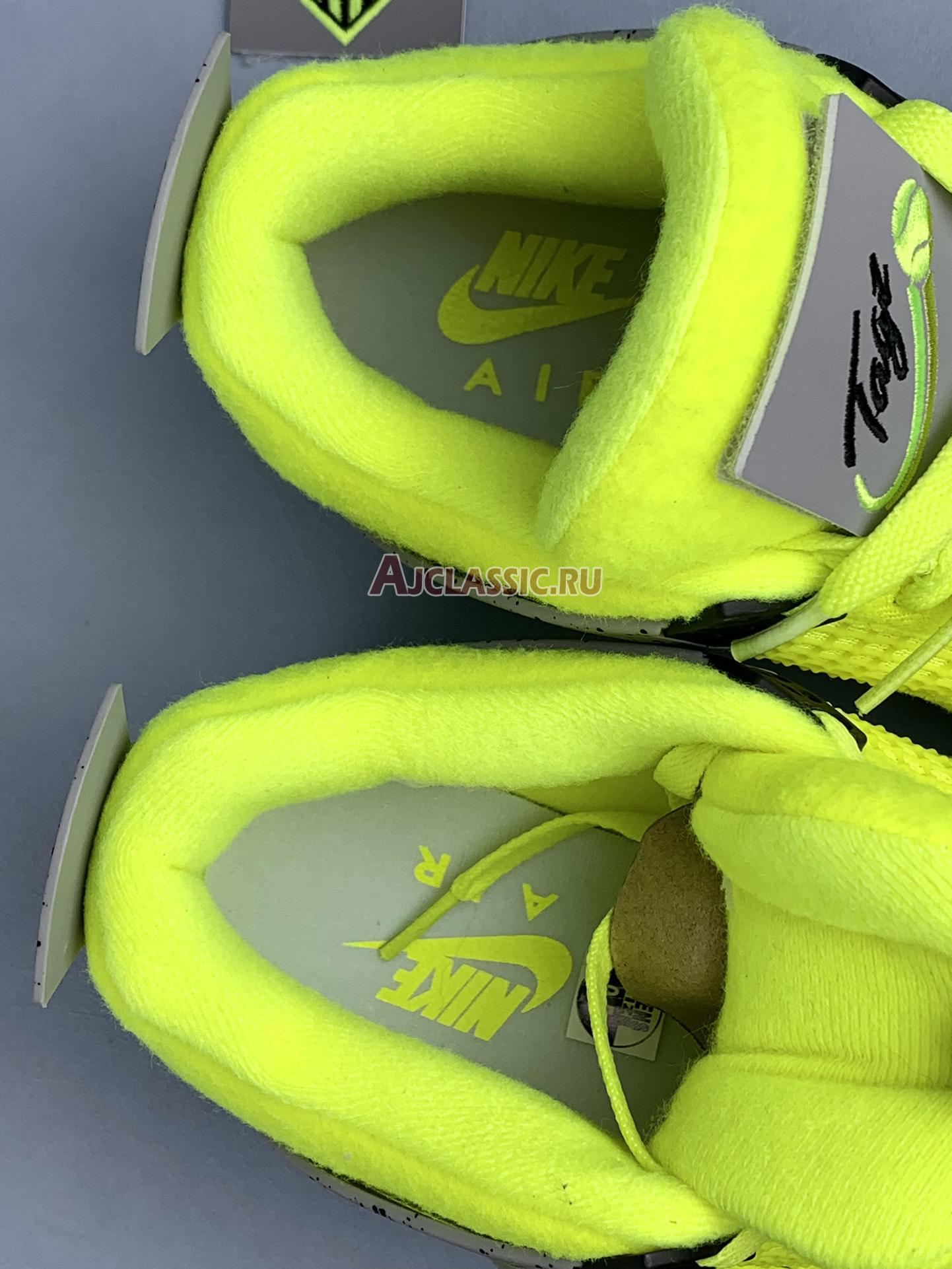 Tagz x Air Jordan 4 Retro "Plush Fluorescent Yellow" DV6773-700