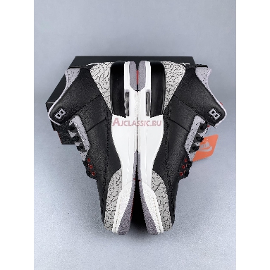 Air Jordan 3 Retro OG Black Cement 2024 DN3707-010 Black/Fire Red/Cement Grey/Sail Mens Womens Shoes