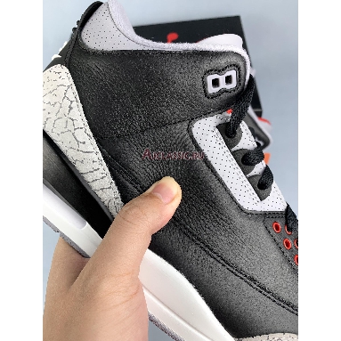 Air Jordan 3 Retro OG Black Cement 2024 DN3707-010 Black/Fire Red/Cement Grey/Sail Mens Womens Shoes