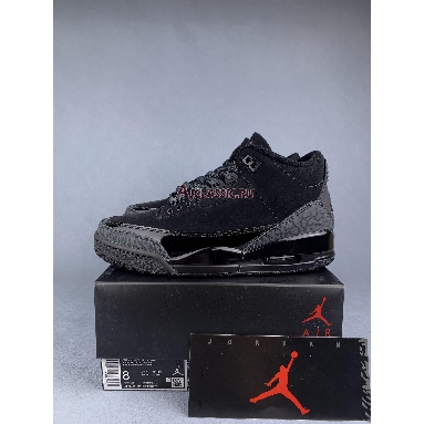 Air Jordan 3 Retro Black Cat 2025 CT8532-001 Black/Dark Charcoal/Black Replicas Shoes