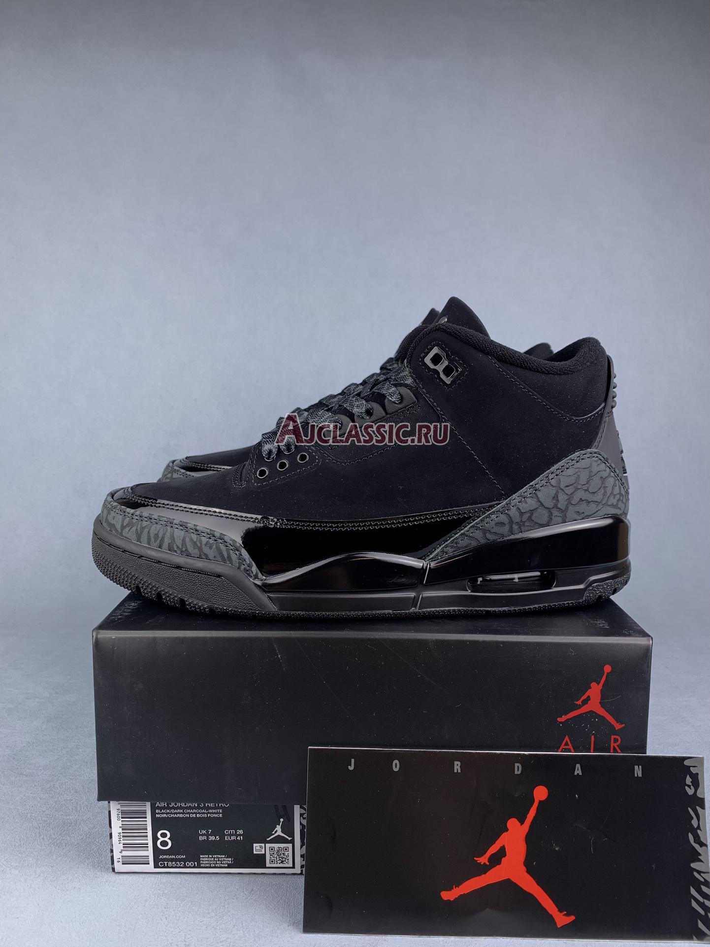 Air Jordan 3 Retro "Black Cat" 2025 CT8532-001