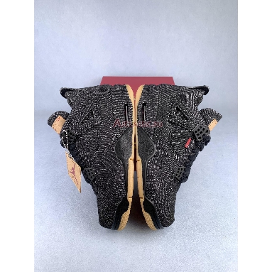 Levis x Air Jordan 4 Retro Black Denim AO2571-001-2 Black/Black/Black Replicas Shoes