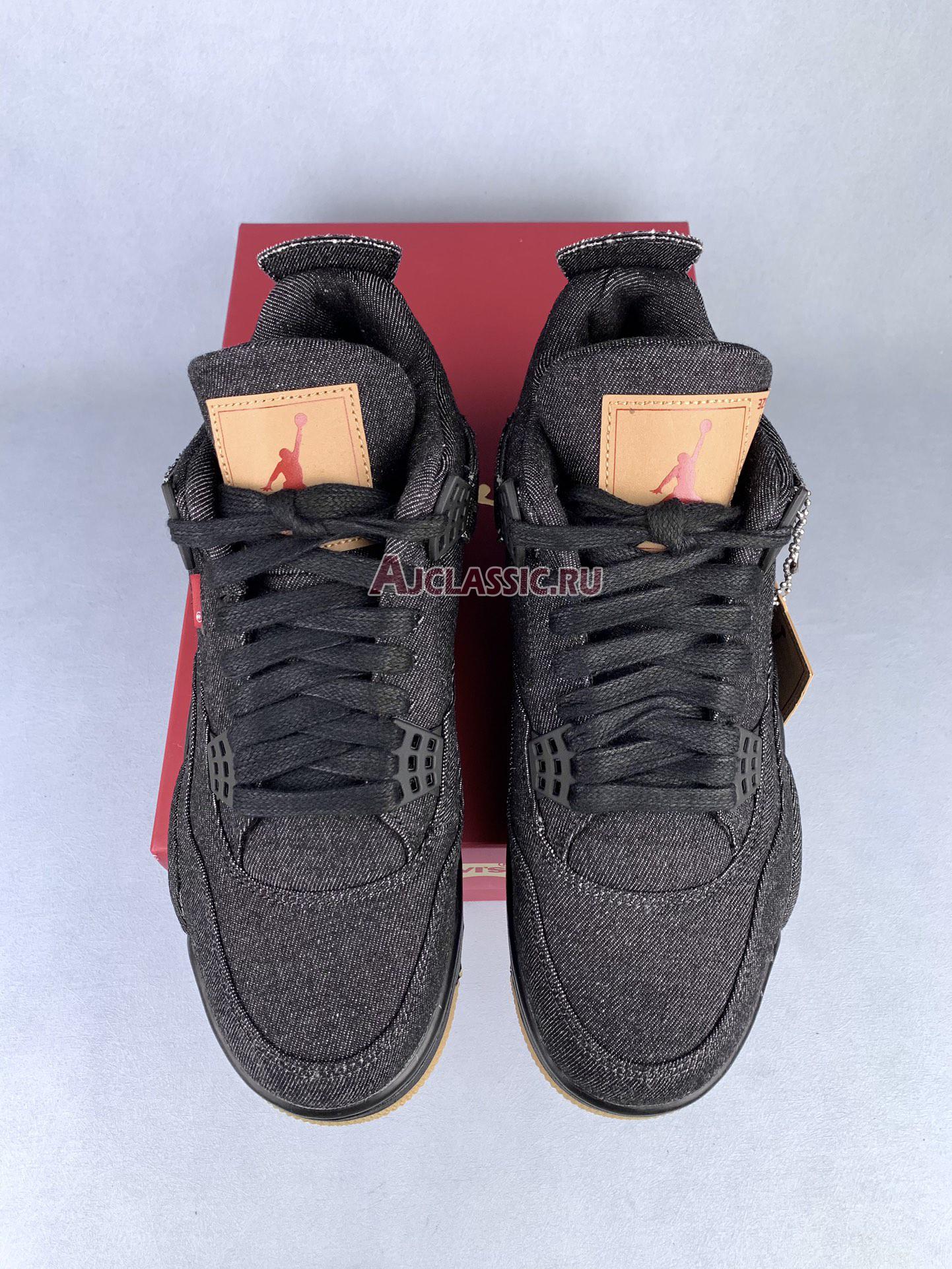 Levis x Air Jordan 4 Retro "Black Denim" AO2571-001-2