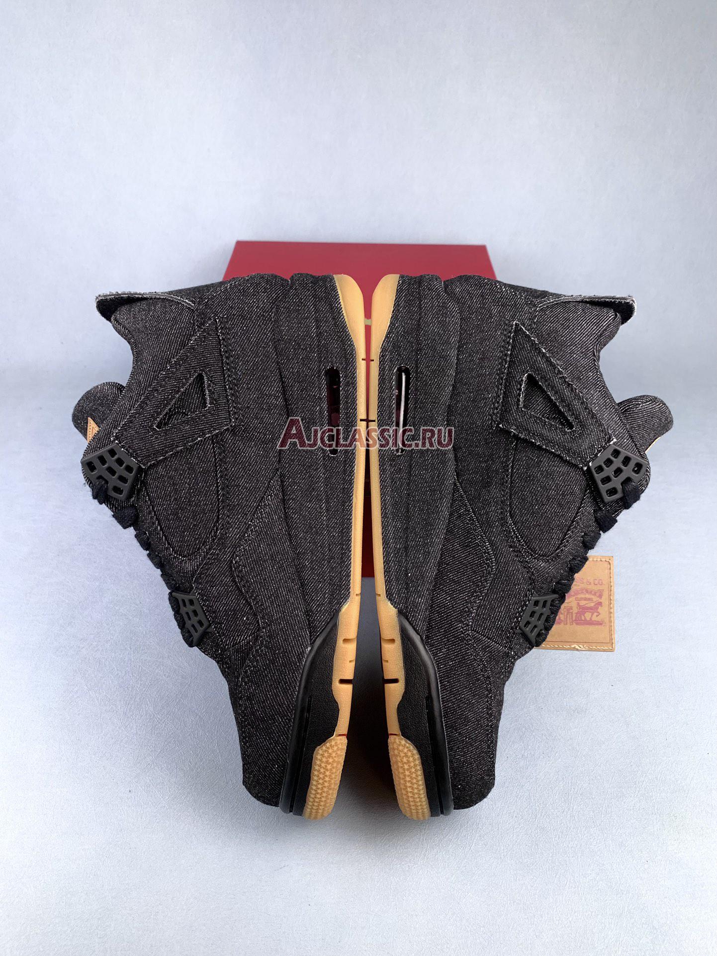 Levis x Air Jordan 4 Retro "Black Denim" AO2571-001-2