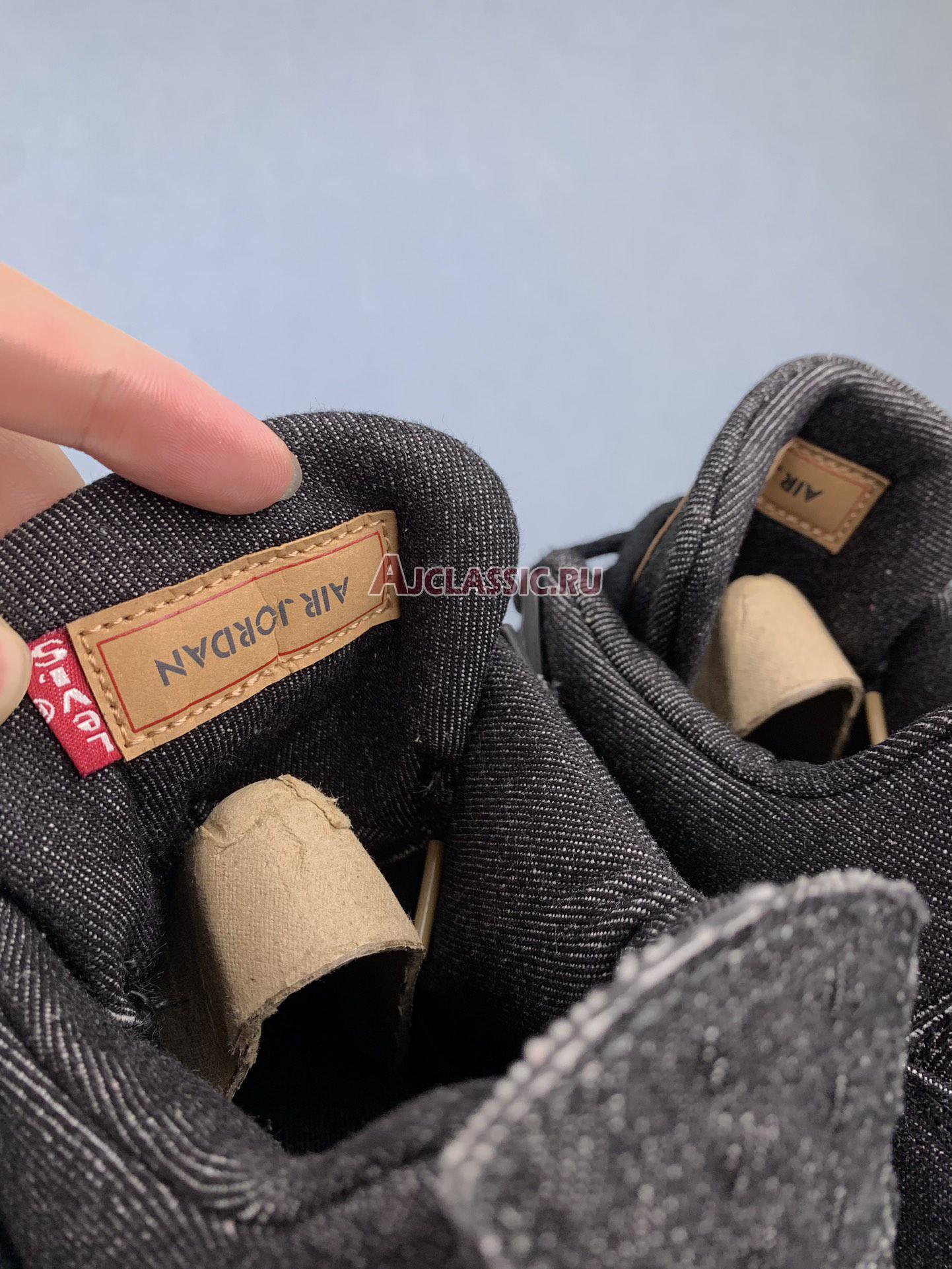 Levis x Air Jordan 4 Retro "Black Denim" AO2571-001-2