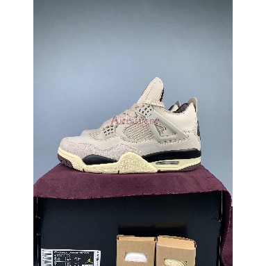 A Ma Maniere x Air Jordan 4 Retro While You Were Sleeping FZ4810-200 Fossil Stone/Metallic Pewter/Burgundy Crush Replicas Shoes