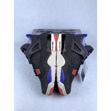 Air Jordan 4 Retro Rare Air FV5029-003 Black/Fire Red/Deep Royal Blue/Dark Smoke Grey/Tech Grey Mens Womens Shoes