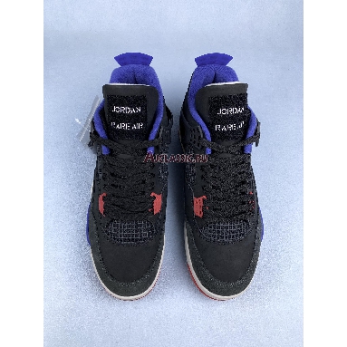 Air Jordan 4 Retro Rare Air FV5029-003 Black/Fire Red/Deep Royal Blue/Dark Smoke Grey/Tech Grey Mens Womens Shoes