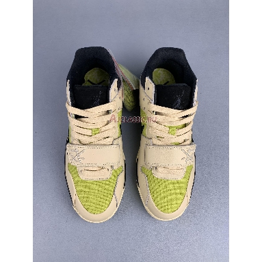 Travis Scott x Jordan Jumpman Jack TR Bright Cactus FZ8117-102 Muslin/Black-Bright Cactus Mens Womens Shoes