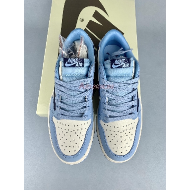 Travis Scott x Air Jordan 1 Low UNC DM7688-400 University Blue/White Mens Womens Shoes