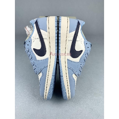 Travis Scott x Air Jordan 1 Low UNC DM7688-400 University Blue/White Mens Womens Shoes