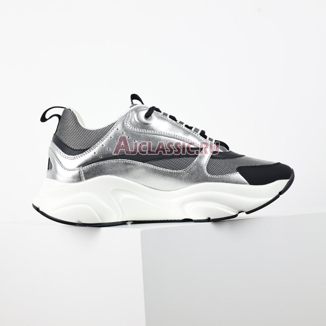 New Dior B22 "Silver Black" Sneaker 3SN231YIY_H169 Shoes