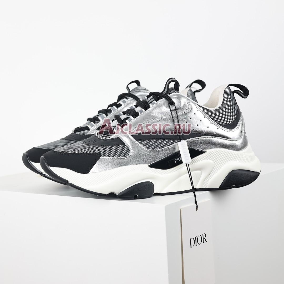 Dior B22 "Silver Black" Sneaker 3SN231YIY_H169