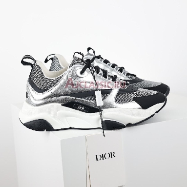 Dior B22 Silver Black Sneaker Silver/Black/White 3SN231YIY_H169 Replicas Shoes