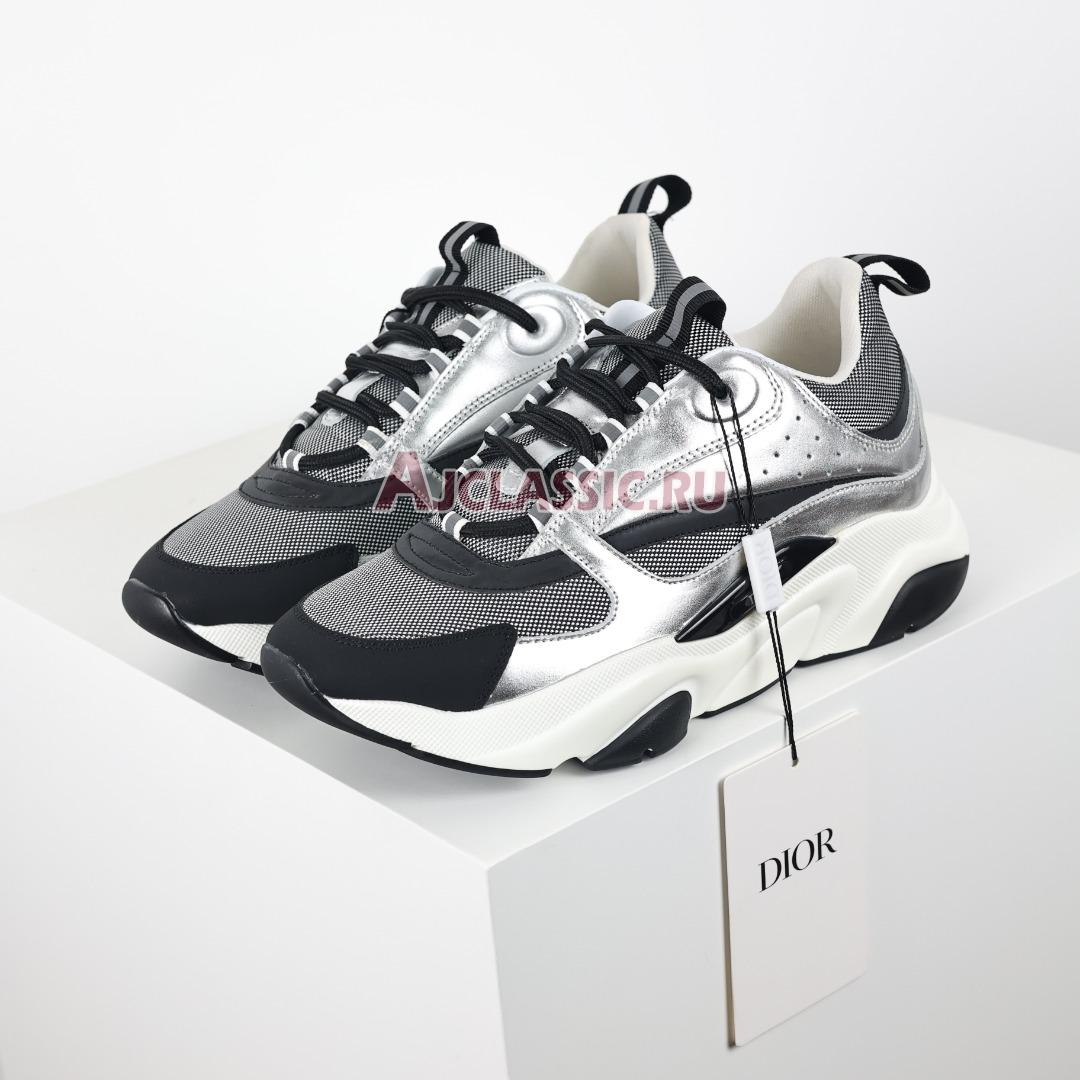 Dior B22 "Silver Black" Sneaker 3SN231YIY_H169