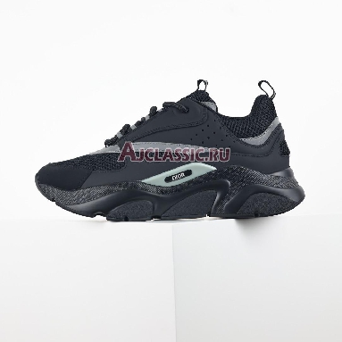 Dior B22 Black Reflective Sneaker Black/Black/Silver 3SN231ZNG_H969 Replicas Shoes