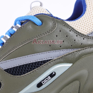 Dior B22 Olive Blue Sneaker Olive/Cream/Blue/Black 3SN231YKB_H669 Replicas Shoes