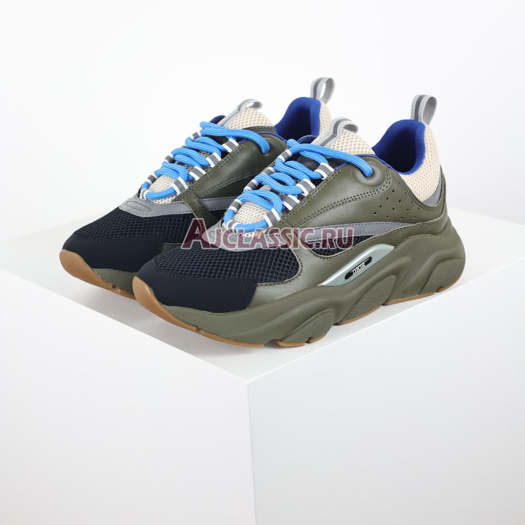 Dior B22 "Olive Blue" Sneaker 3SN231YKB_H669