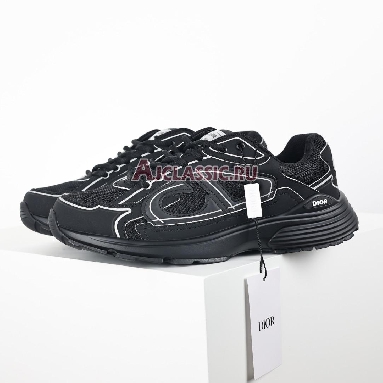 Dior B30 Black Sneaker Black/Black 3SN279ZRF_H900 Replicas Shoes