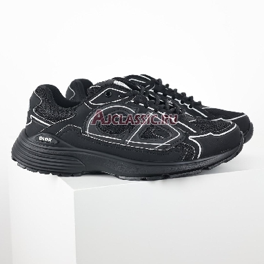 Dior B30 Black Sneaker Black/Black 3SN279ZRF_H900 Replicas Shoes