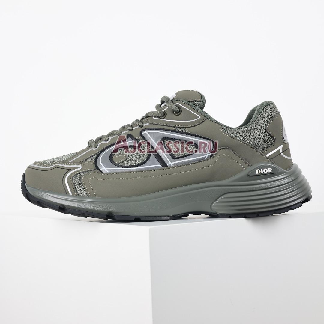 Dior B30 "Reflective CD30 - Olive" Sneaker 3SN279ZRD_H680