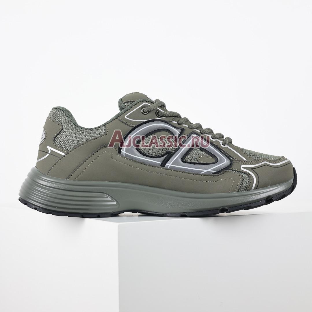 Dior B30 "Reflective CD30 - Olive" Sneaker 3SN279ZRD_H680