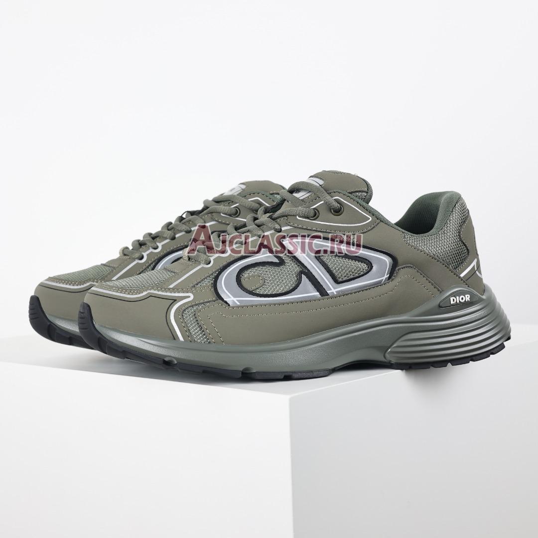 Dior B30 "Reflective CD30 - Olive" Sneaker 3SN279ZRD_H680