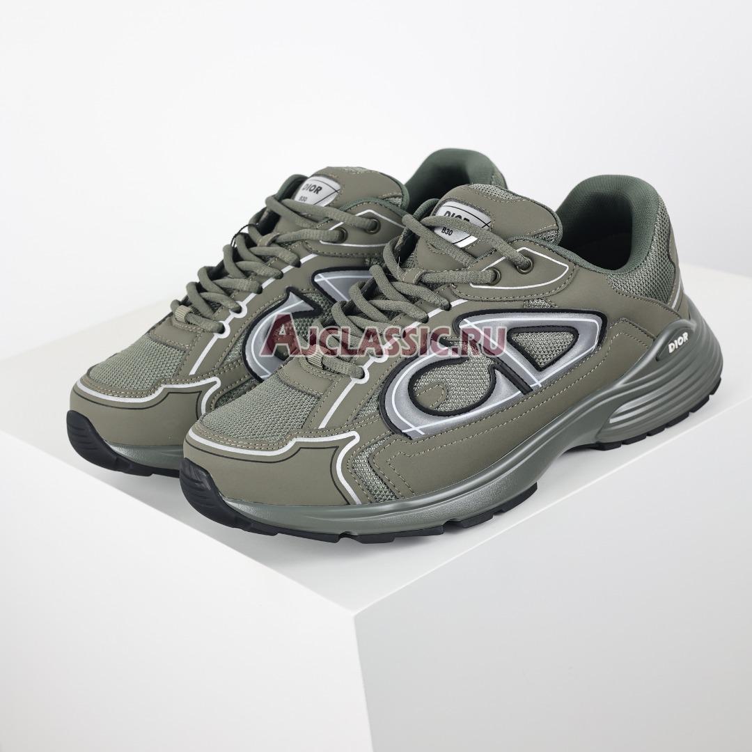 Dior B30 "Reflective CD30 - Olive" Sneaker 3SN279ZRD_H680