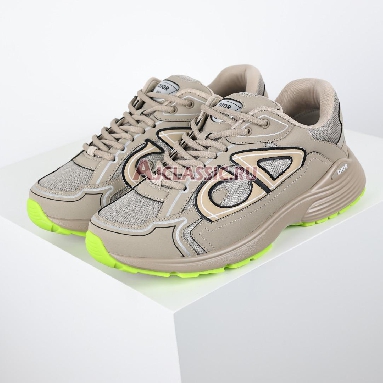 Dior B30 Reflective CD30 - Beige Sneaker Beige/Green 3SN279ZRD_H200_2 Replicas Shoes