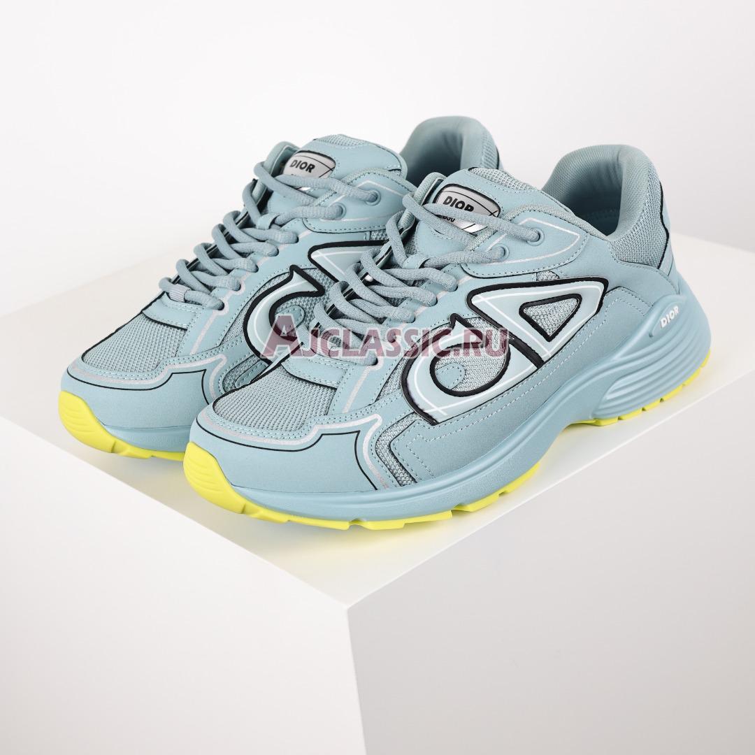 Dior B30 "Reflective CD30 - Blue Neon Yellow" Sneaker 3SN279ZRD_H555