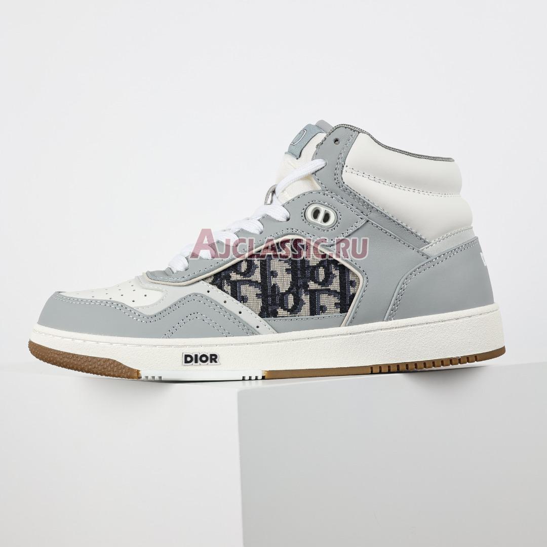 Dior B27 High "Grey White Beige Black Dior Oblique Jacquard" Sneaker 3SH133ZIR_H165