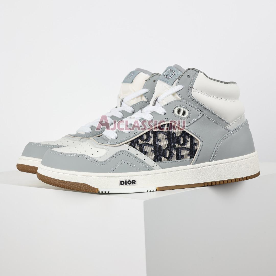 Dior B27 High "Grey White Beige Black Dior Oblique Jacquard" Sneaker 3SH133ZIR_H165