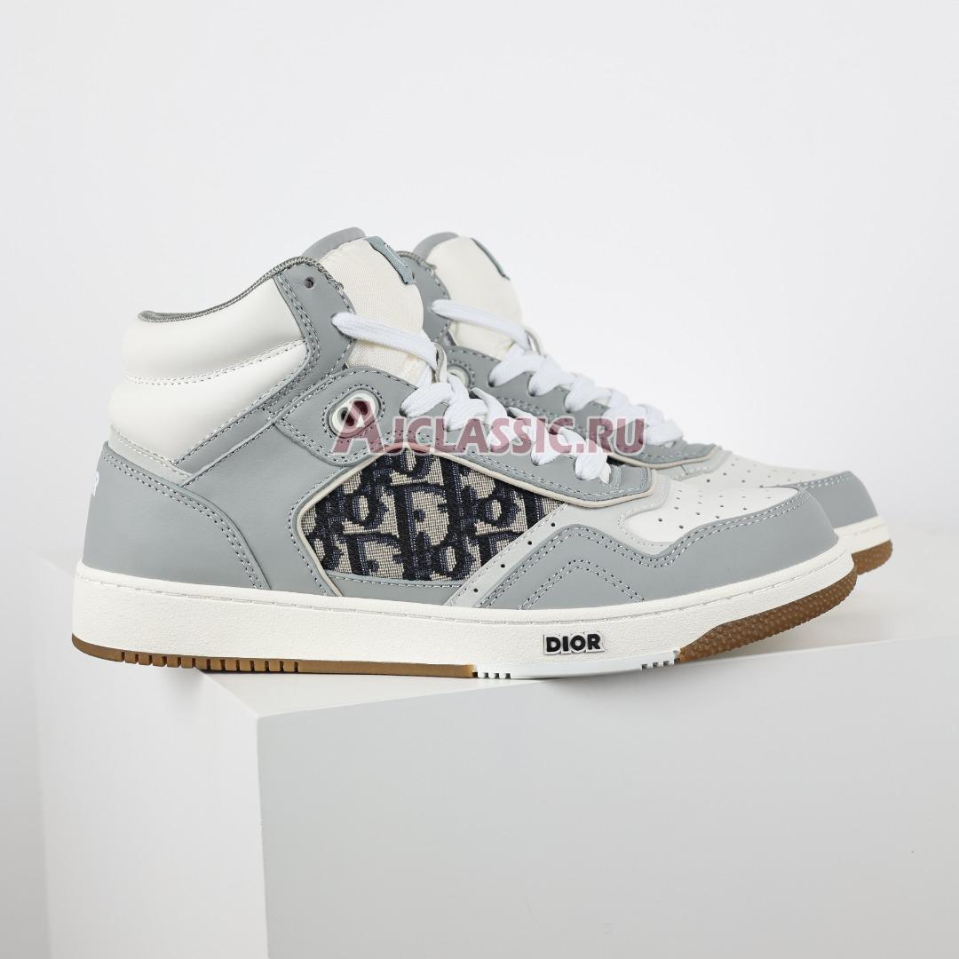 Dior B27 High "Grey White Beige Black Dior Oblique Jacquard" Sneaker 3SH133ZIR_H165