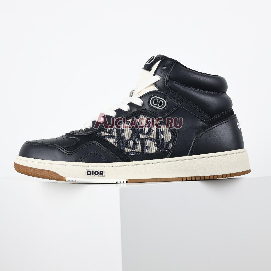 Dior B27 High-Top "Black Beige Black Dior Oblique Jacquard" Sneaker 3SH133ZIR_H965