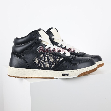 Dior B27 High-Top Black Beige Black Dior Oblique Jacquard Sneaker Black/Beige/Black Dior Oblique Jacquard 3SH133ZIR_H965 Replicas Shoes