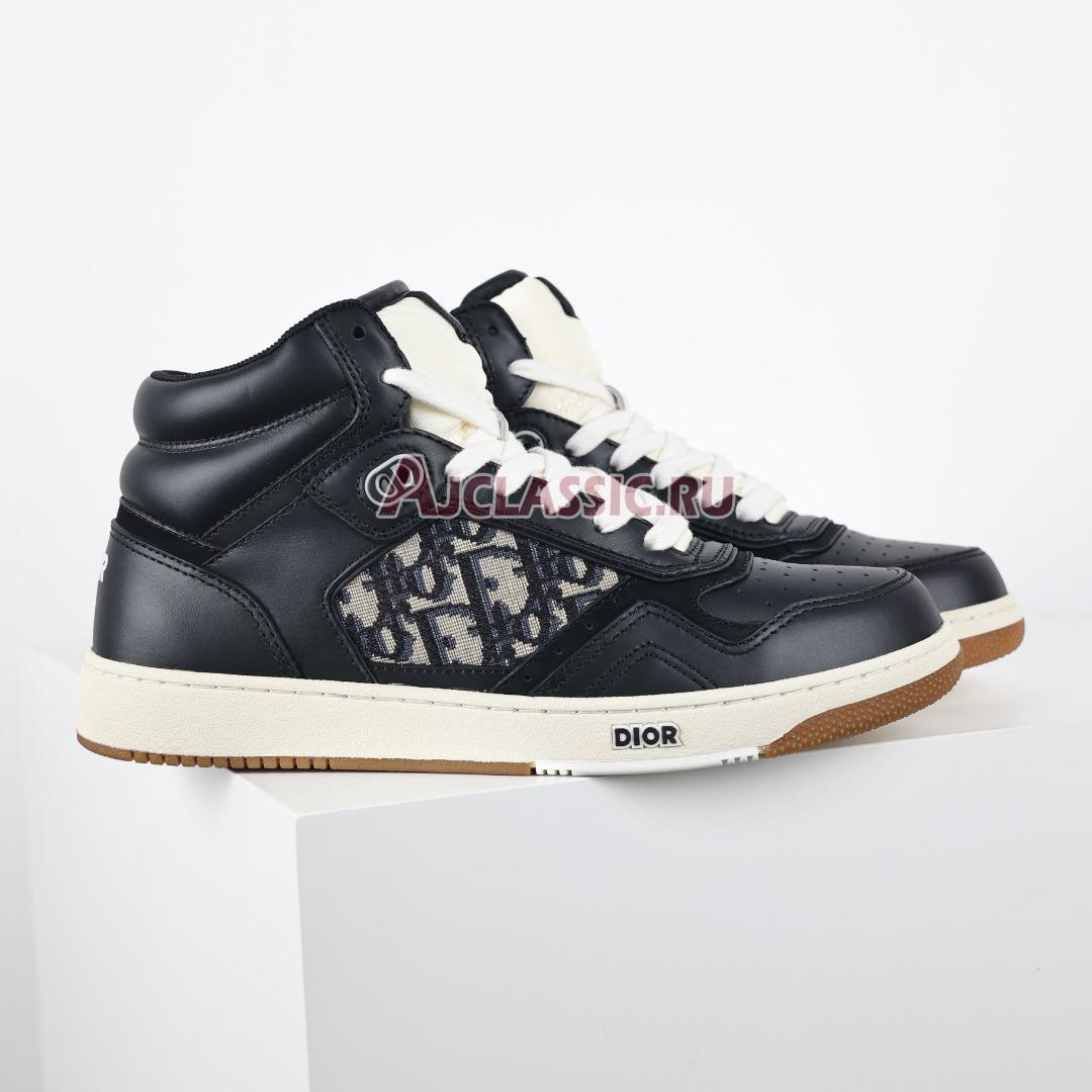 Dior B27 High-Top "Black Beige Black Dior Oblique Jacquard" Sneaker 3SH133ZIR_H965