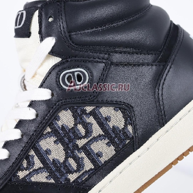 Dior B27 High-Top Black Beige Black Dior Oblique Jacquard Sneaker Black/Beige/Black Dior Oblique Jacquard 3SH133ZIR_H965 Replicas Shoes