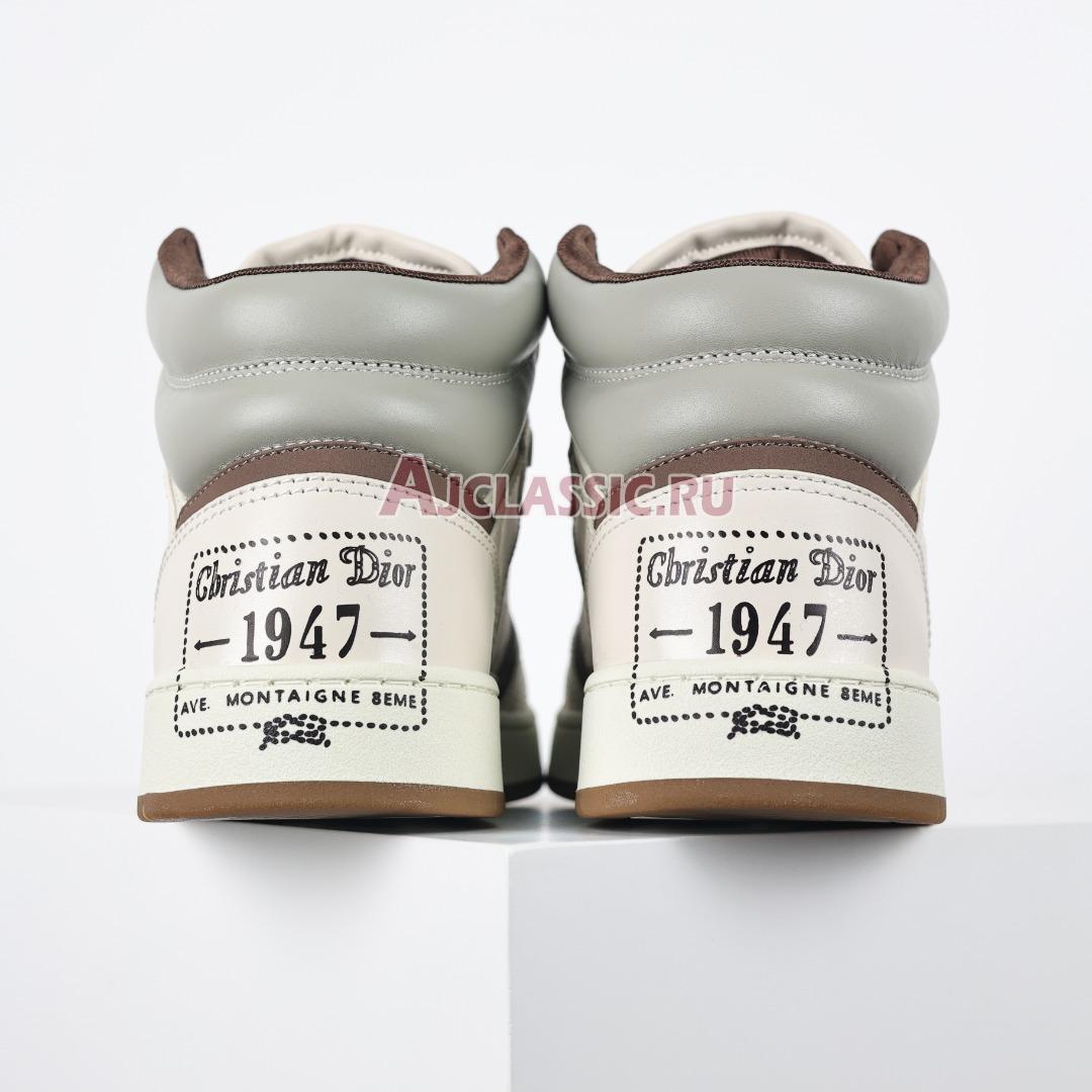 Dior B27 High "by Birkenstock Cream Greige Greige Dior Oblique" Sneaker 3SH133ZSR_H167