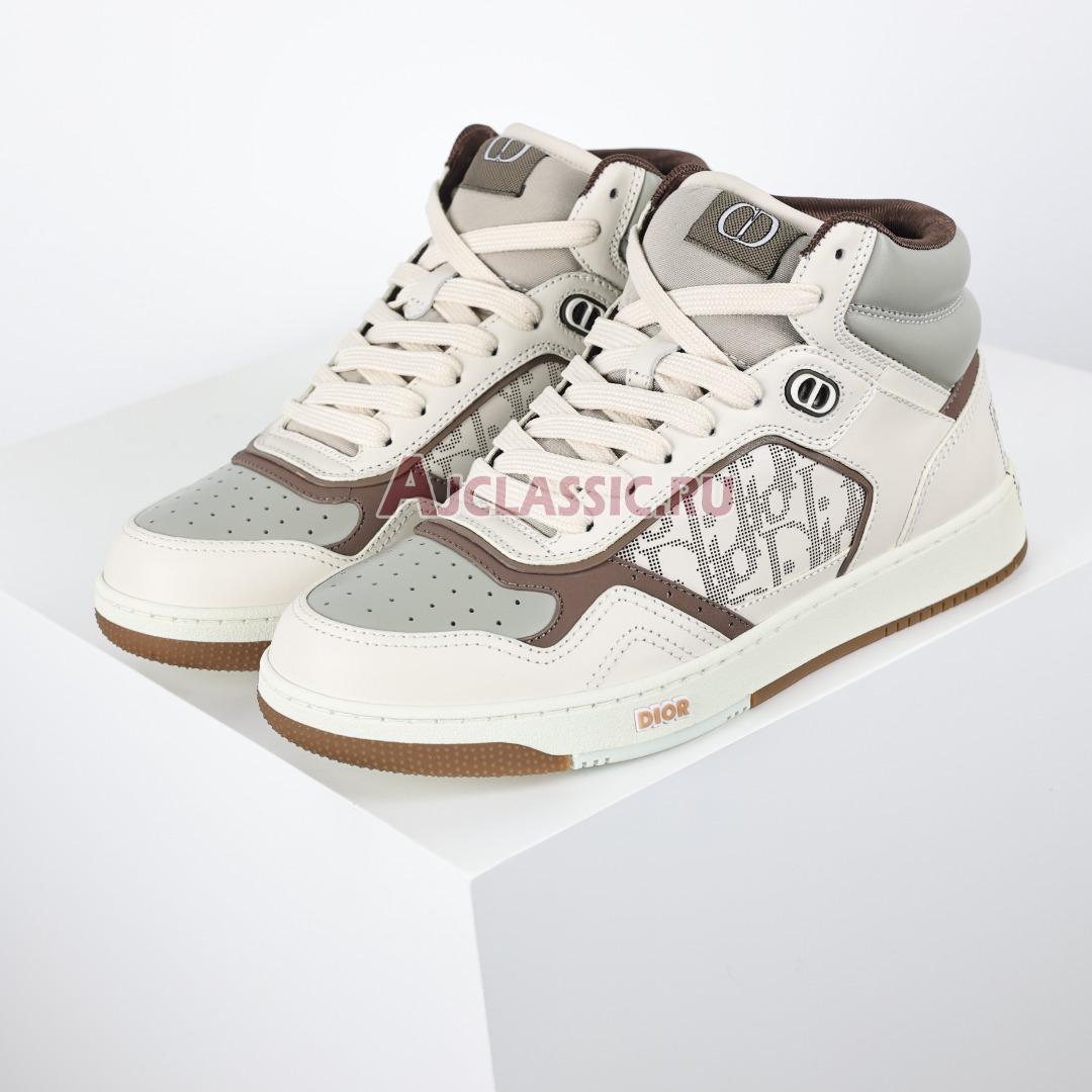 Dior B27 High "by Birkenstock Cream Greige Greige Dior Oblique" Sneaker 3SH133ZSR_H167