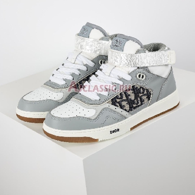 Dior B27 High Dior Oblique - Grey Sneaker Grey/White/Beige 3SH132ZIR_H165 Replicas Shoes